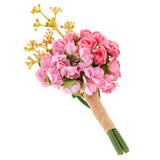 Max Handmade Paper Rose Boutonniere Corsage Bridal Groom Wedding Flowers Pink