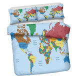 Maxbell Printed Duvet Cover Set 1 Duvet Cover+2 Pillowcase,228X228cm Style_3