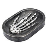 Max Resin Hand Skeleton Bath Shower Soap Tray Dish Storage Holder Plate Black