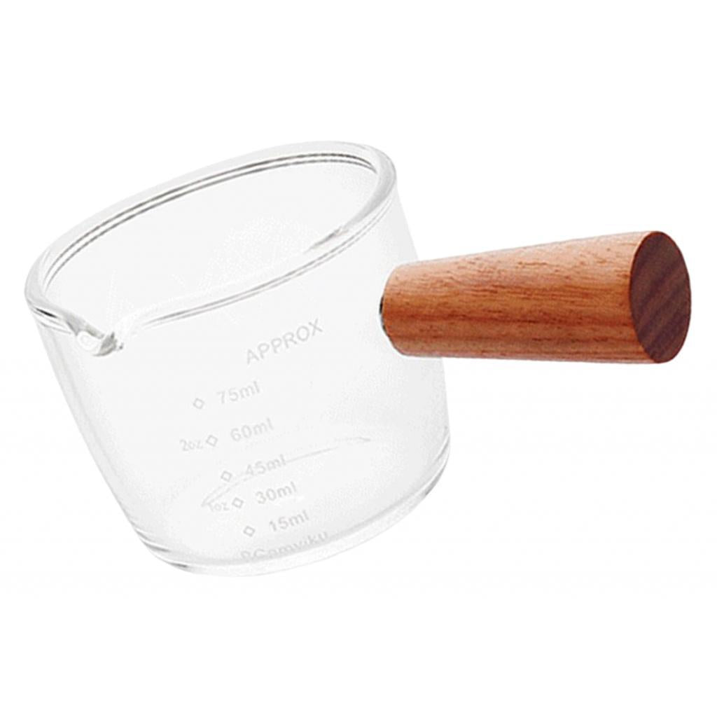 Maxbell Glass Measuring Cup Measure Jugs Mixing Mug for Restaurant Baking 75ml
