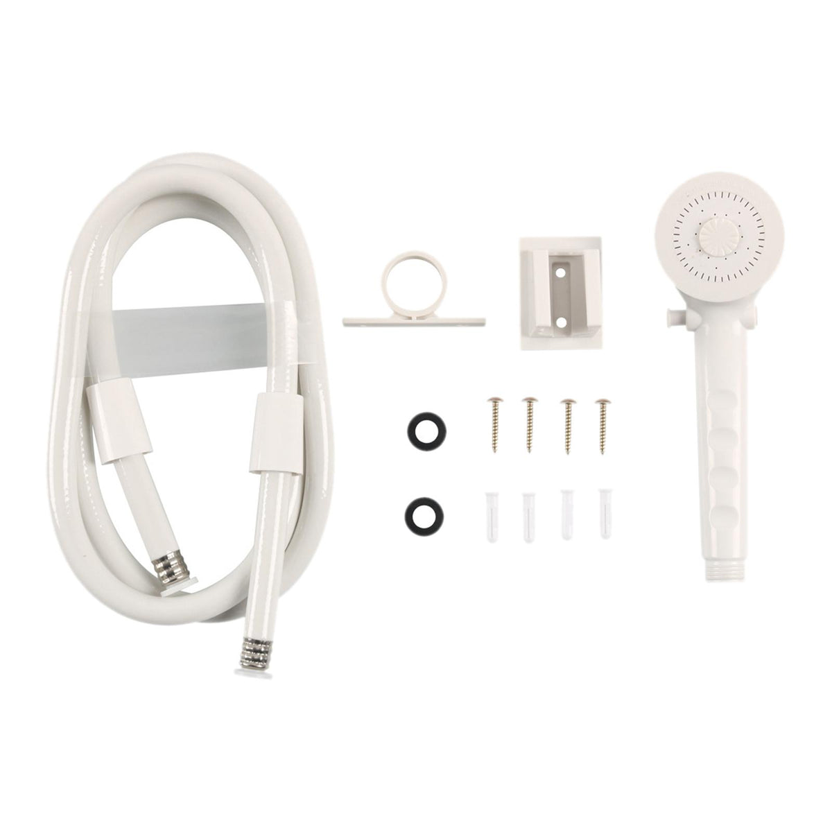 Maxbell Handheld Shower Head with Hose High Pressure Shower Head for Motorhome White
