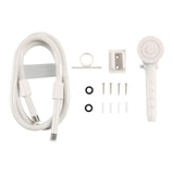 Maxbell Handheld Shower Head with Hose High Pressure Shower Head for Motorhome White