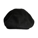 Maxbell Autumn Winter Berets Hats Casual Octagonal Flat Hat for Autumn Spring Black