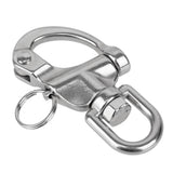 Maxbell 70mm Stainless Steel Swivel Snap Shackle Marine Boat Yacht Sailing Hardware