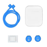 Maxbell Dust-plug Silicone Case Set for AirPods Charging Case w/ Carabiner G