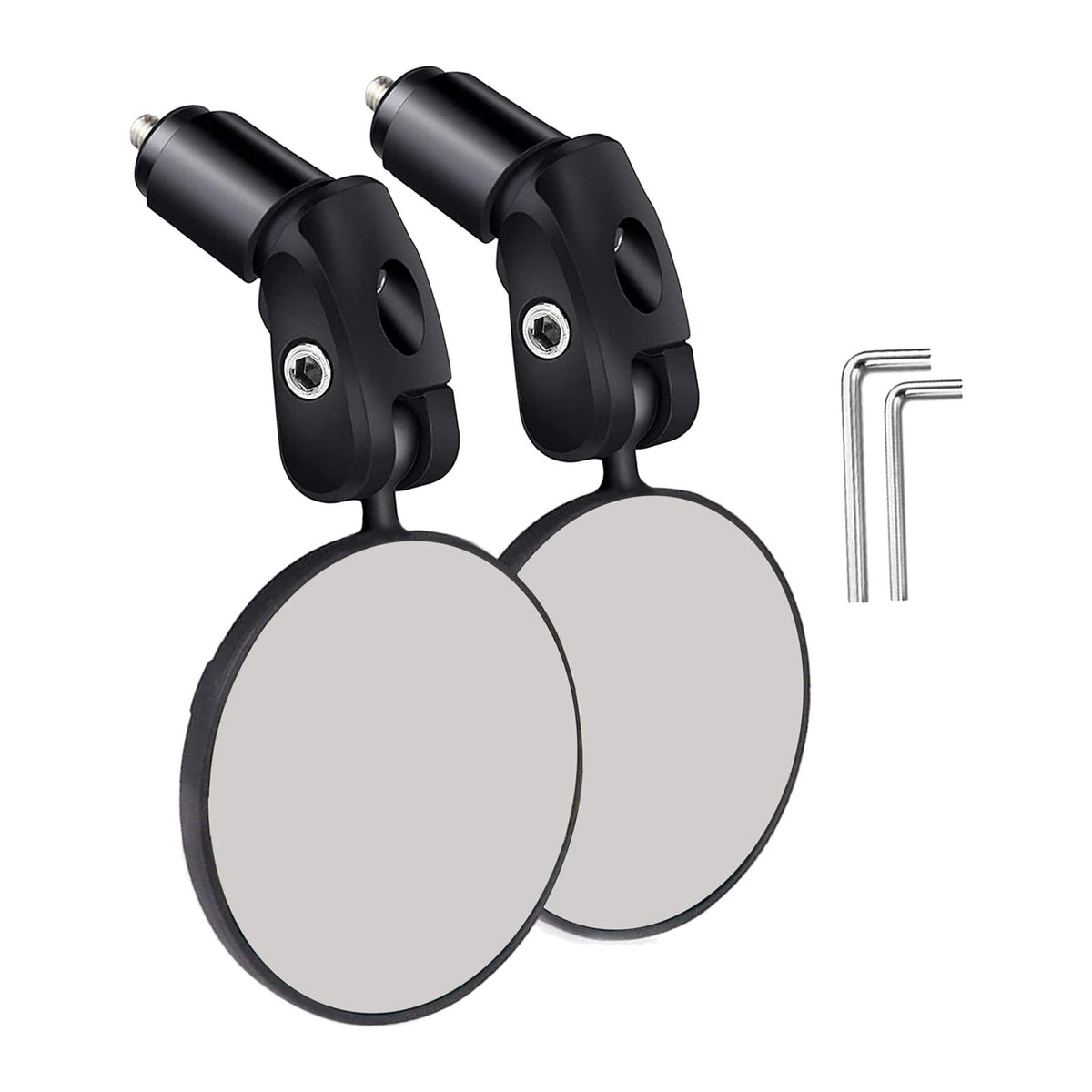 Maxbell 2Pcs Mountain Bike Handlebar Mirror Bicycle Rear View Mirrors Safety Cycling