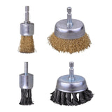 Maxbell Wire Wheel Brush Pen Brush for Cleaning Rust Drill Attachment Strippings