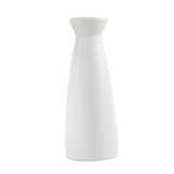 Maxbell Minimalism Dried Flower Vase Ornament Flowers Pot for Table Bedroom Wedding 22cmx8.5cm White
