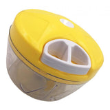 Maxbell Manual Food Grater Vegetable Chopper Hand Pull Cutter Kitchen Gadgets Yellow - Aladdin Shoppers