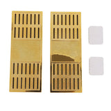 Max Rectangular Cigar Humidor Humidifier Hygrometer Box Cigar Accessory Gold