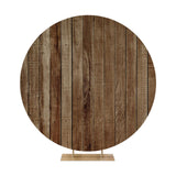 Maxbell Round Backdrop Cover Elastic Circle Backdrop for Photo Props Wedding StyleH