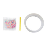 Maxbell Bubble Blowing Double Sided Tape Wall Mount Tape Creative DIY Crafts Sticky Pink Sequins