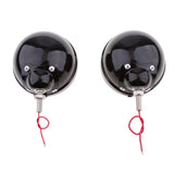 Maxbell 4.5" Motorcycle Fog Light Bracket Mounting Housing for Harley Black