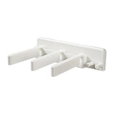 Maxbell Self Adhesive Toothpaste Squeezer Dispenser 2 Toothbrush Organizer Hanger White
