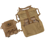Maxbell Multifunctional First Aid Bag Utility Pouch for Outdoor Activities Camping Brown