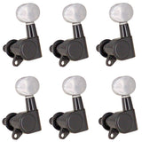 Max Maxb 6 Pieces Tuning Pegs Tuners for Acoustic/Electric Guitar 6L
