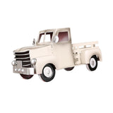 Maxbell Retro Style Pickup Truck Car Model for Bookshelf Desk Cabinet Children beige
