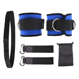 Maxbell Ankle Strap Adjustable Workout Lower Body Exercises Ankle Cuff for Kickbacks 6Pcs Set