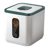 Maxbell Sealed Grain Storage Bin Multifunction for Countertop Cabinets Gray 10L