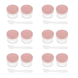 Max 12pcs 15g Makeup Sample Container Cosmetic Lotion Cream Gel Jars Pots  Pink