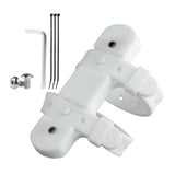 Maxbell Mountain Bike Kettle Mount Adaptor Bicycle Water Bottle Cage Strap White