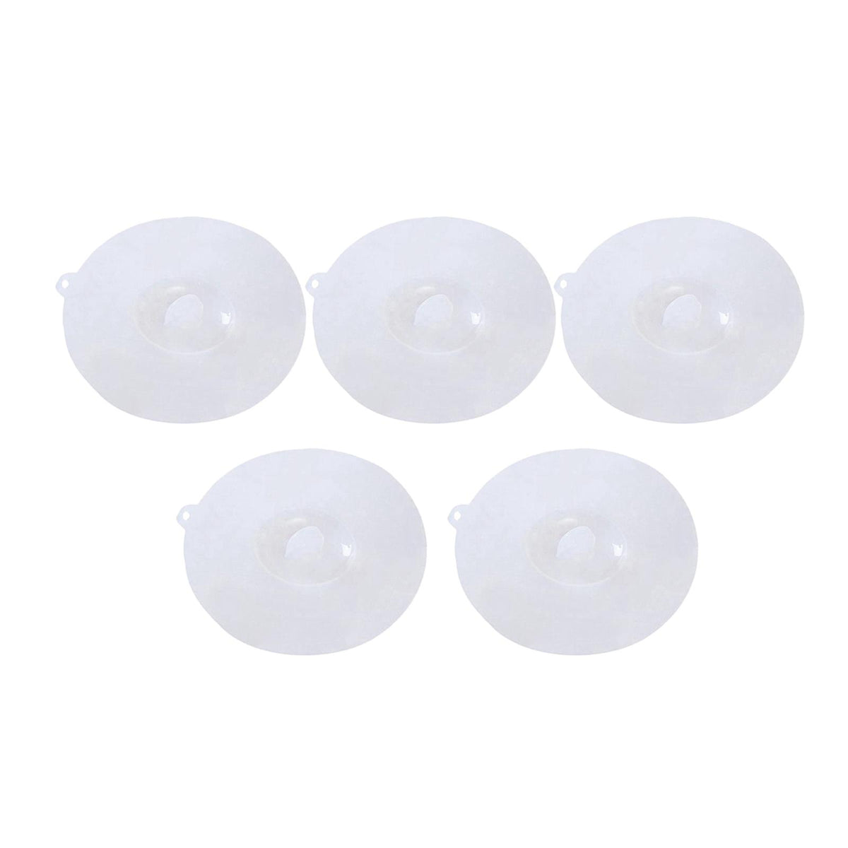 Maxbell 5 Pieces cup Lids Reusable Seal for Travel Family Glass Cups S