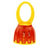 Maxbell Handled Cage Bell Rattle Toy Percussion Instrument Kindergarten Teaching Aid