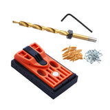 Maxbell Self Centering Doweling Jig Wave Hardware Precise Punch Drilling Jig Kit Package B