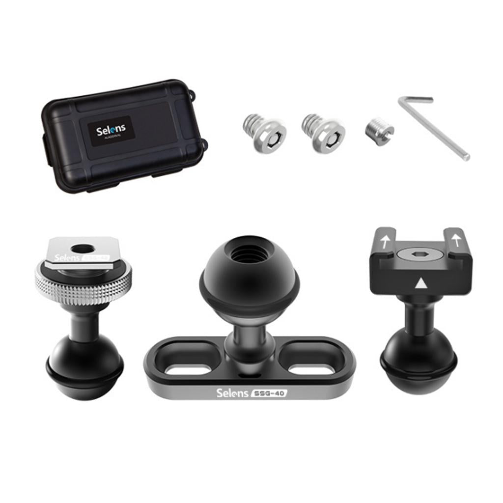 Max Alloy Diving Ball Head Mount Bracket Holder Kit Universal for Camera-SSG-TZ