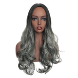 Max Ombre Middle Part 22" Long Wavy Synthetic Fiber Wigs for Women 5 Styles 04