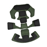 Maxbell Universal Helmet Padding Kit Replacement Breathable Protective Mat Liner Pad Green