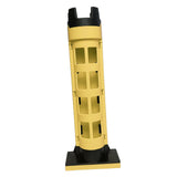 Maxbell Fishing Box Rod Stand Detachable Lightweight Mount Supplies Equipment yellow
