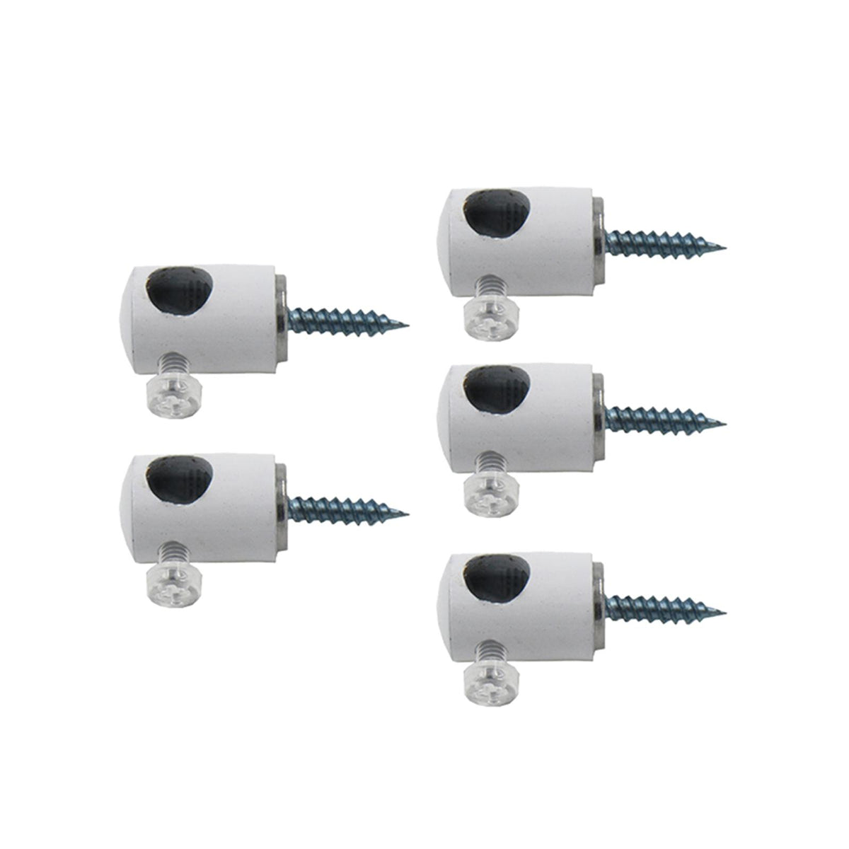 Maxbell 5Pcs Pendant Light Cable Hook Pendant Fitting for Dining Room European Lamps White