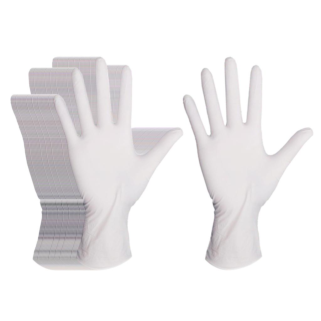 Maxbell 50pcs/Box Disposable Clear Gloves Food Salon Beauty Safe Catering Gloves XL