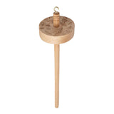 Maxbell Top Whorl Easy to Use 12.80inch Wheel Drop Spindle for Woven Crochet Felting