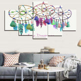 Max Maxb 5pcs Modern Art Bohemia Style PVC Painting Print Wall Art Poster Decor #1