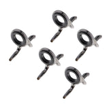 Max 5pcs Stainless Steel Fishing Rod Guides Tip Rings Rod Repair Kit 4.8mm