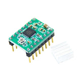Max A4988 Stepper Motor Driver Module Board for 3D Printer CNC + Heat Sink Green