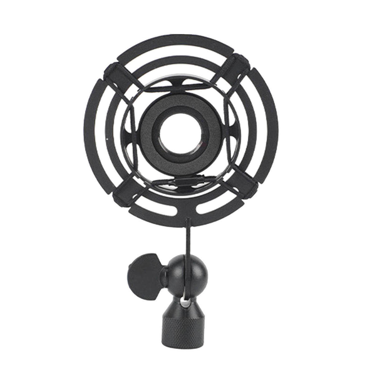 Maxbell Maxbell Mic Shock Mount Holder Mic Holder Clip for Home Condenser Mic Stage 16.2cmx10cm