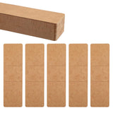 Maxbell 50Pcs Bookmark Sleeves Bookmark Holder for Jewelry Making Packaging Supplies Brown