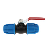 Max PE plastic valve - straight valve - plastic & steel core 25mm Steel Core