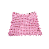 Maxbell Fashion Sequins Skirt Hollow Out Skirts for Carnival Masquerade Festival