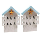 Max Elegant House-Shaped Design Key Rack Holder Perfect for Home Decor B