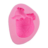 Maxbell Silicone Fondant Molds DIY Resin Chocolate Mold for Baking Heart Pink