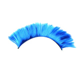 Maxbell Helmet Wigs Cosplay Party Hairpiece for Scooters Motorcycle Bike Skiing Blue