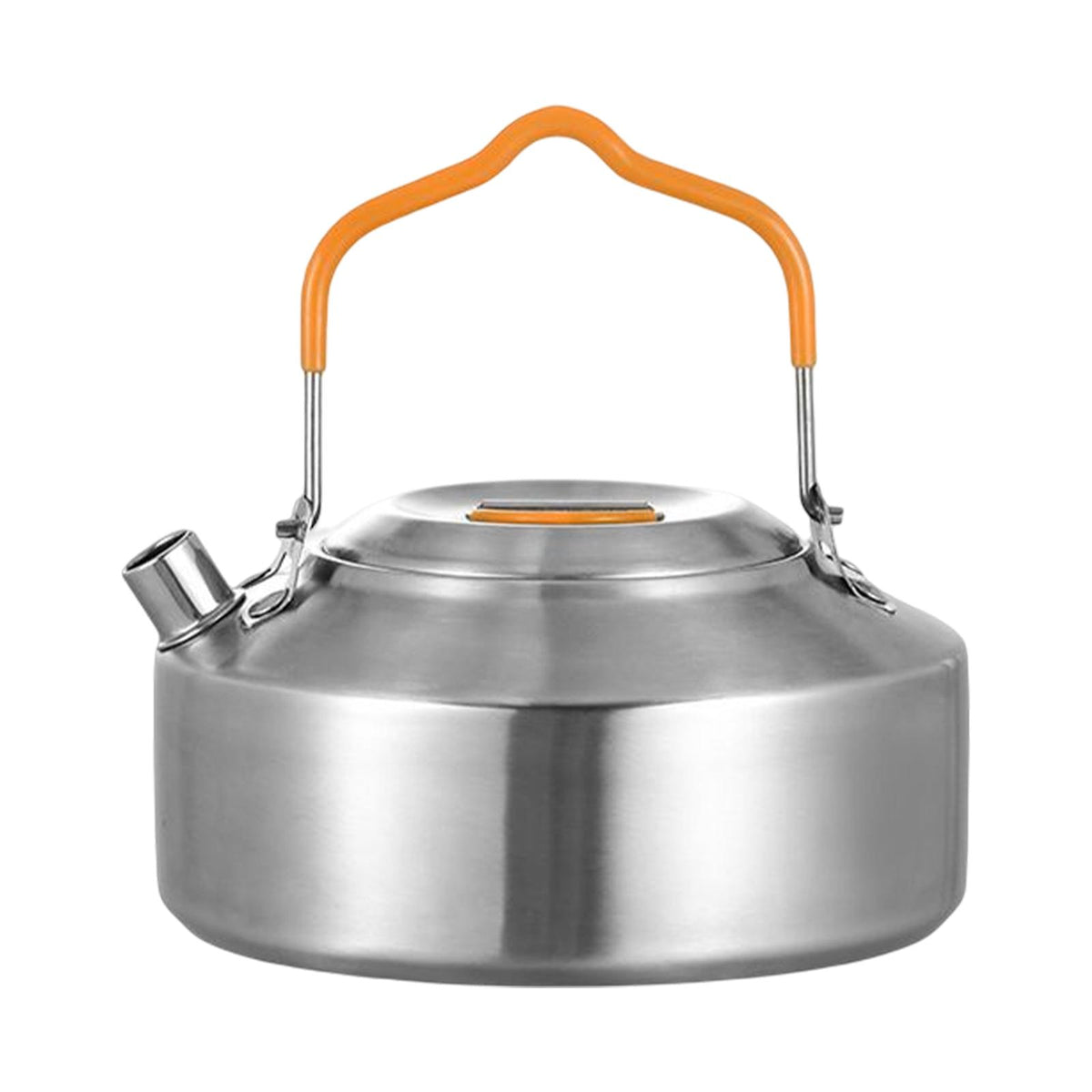 Maxbell Camping Kettle Teapot Cookware with Handle Outdoor Tea Coffee Pot for Hiking Argent