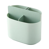 Maxbell Chopstick Storage Holder Cutlery Drain Rack for Kitchen Countertop Cutlery Light Green