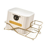 Maxbell Multipurpose Tissue Holder Paper Storage Box for Dining Table Decoration White With Base