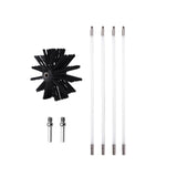 Maxbell Dry Duct Cleaning Kit Flexible 4 Rods Professional Accessories Durable