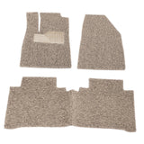 Maxbell 3 Pieces Car Floor Mats Wear Resistant for Byd Yuan Plus Atto 3 21-23 Beige